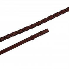 Rênes tressées Deco Contrast en cuir bio tanné Montar Marron