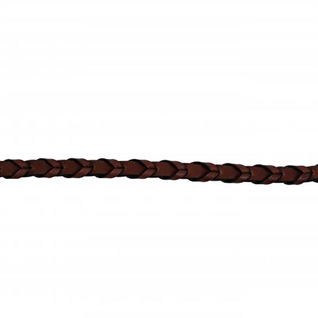 Rênes tressées Deco Contrast en cuir bio tanné Montar Marron