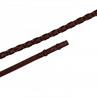 Rênes tressées Deco Contrast en cuir bio tanné Montar Marron