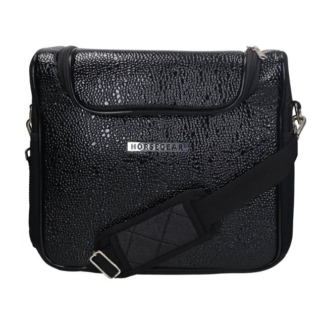 Sac de pansage HGCroco Patent HORSEGEAR Noir