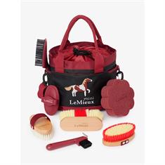Sac de pansage Mini rempli LeMieux Rouge