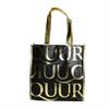Sac minishopper All Over QUUR  Noir-doré