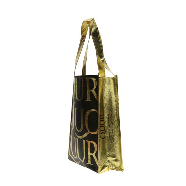 Sac minishopper All Over QUUR  Noir-doré