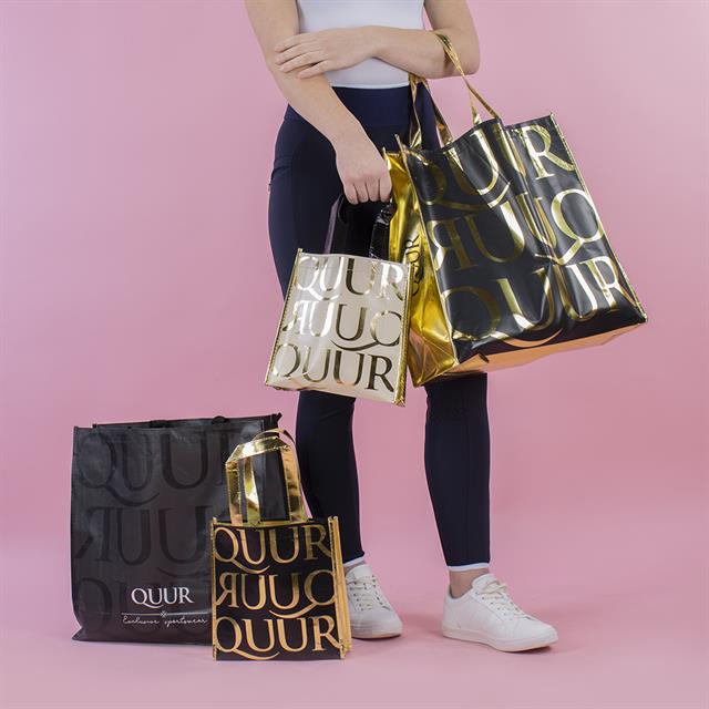Sac minishopper All Over QUUR  Noir-doré