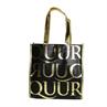 Sac minishopper All Over QUUR  Noir-doré