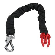 Sangle d'attache Bungee Mousqueton Long Hit-Air Noir