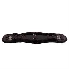 Sangle De Dressage Anatomique En Peau De BR Noir-noir