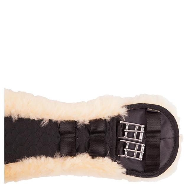 Sangle De Dressage Anatomique En Peau De BR Noir
