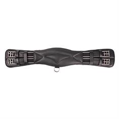 Sangle de dressage cuir Horka Noir-argenté