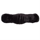 Sangle Dressage Fourrure mouton Cheviot BR Noir-noir