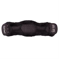 Sangle Dressage Fourrure mouton Cheviot BR Noir-noir