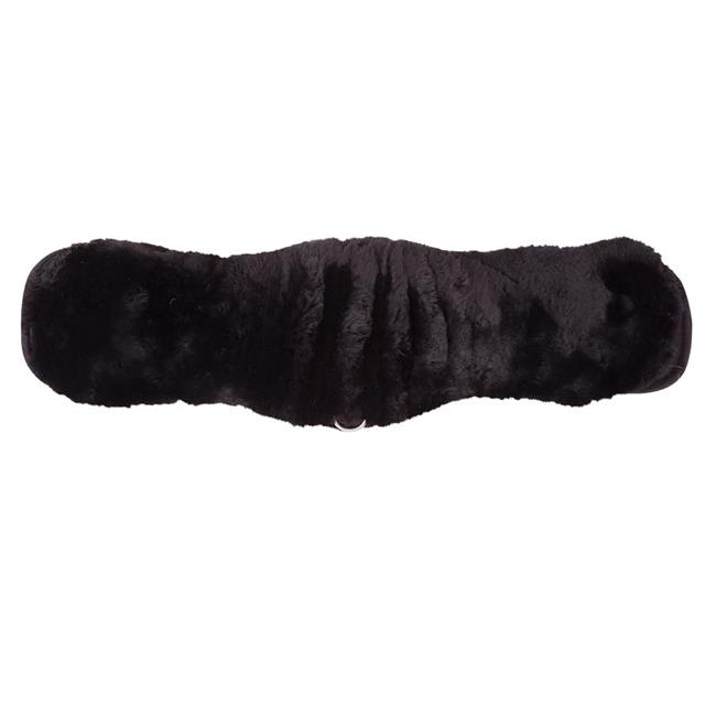 Sangle Dressage Fourrure mouton Cheviot BR Noir-noir