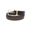 Sangle en cuir Crystal Insert LeMieux Marron
