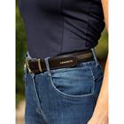Sangle en cuir Crystal Insert LeMieux Marron