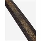 Sangle en cuir Crystal Insert LeMieux Marron