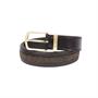 Sangle en cuir Crystal Insert LeMieux Noir