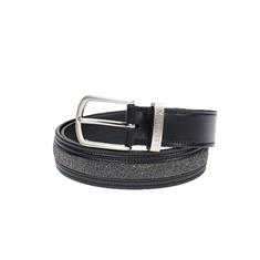 Sangle en cuir Crystal Insert LeMieux Noir