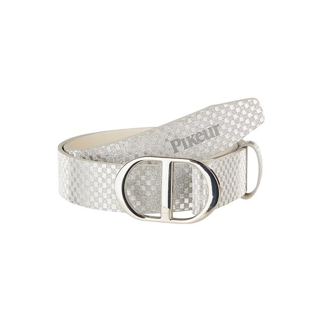 Sangle en cuir Glossy Pikeur Argenté
