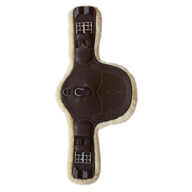 Sangle à bavette Courte Sheepskin Kentucky Marron