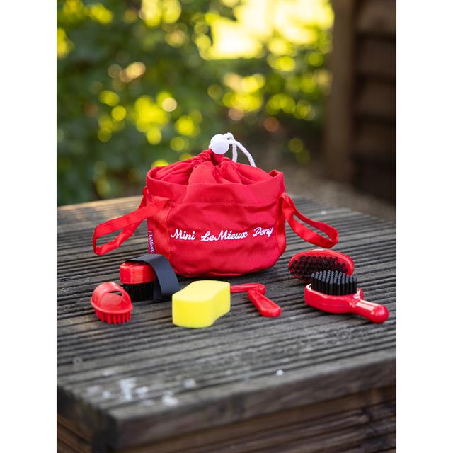 Set de pansage Toy Pony LeMieux Rouge