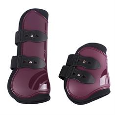 Set Protège-tendons QHP Rouge foncé