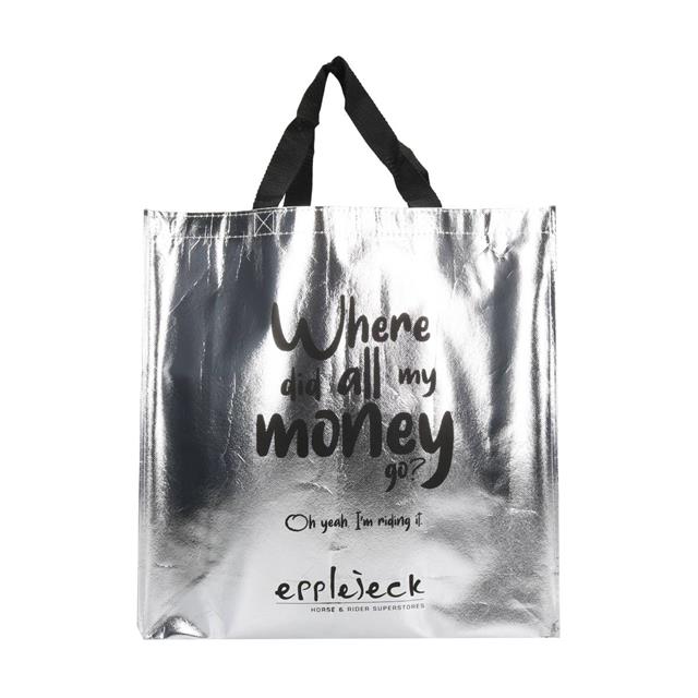 Shopper Where Did All My Money Go Epplejeck Argenté