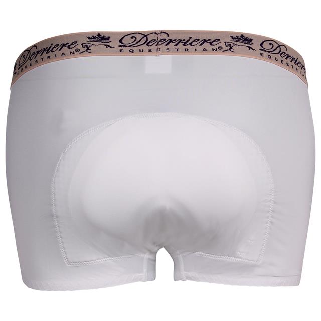 Shorty Padded Female Derriere Equestrian Blanc