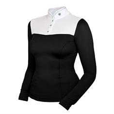 SHOWSHIRT EQUESTRIAN STOCKHOLM REVENEW LONGSLEEVE Noir-blanc