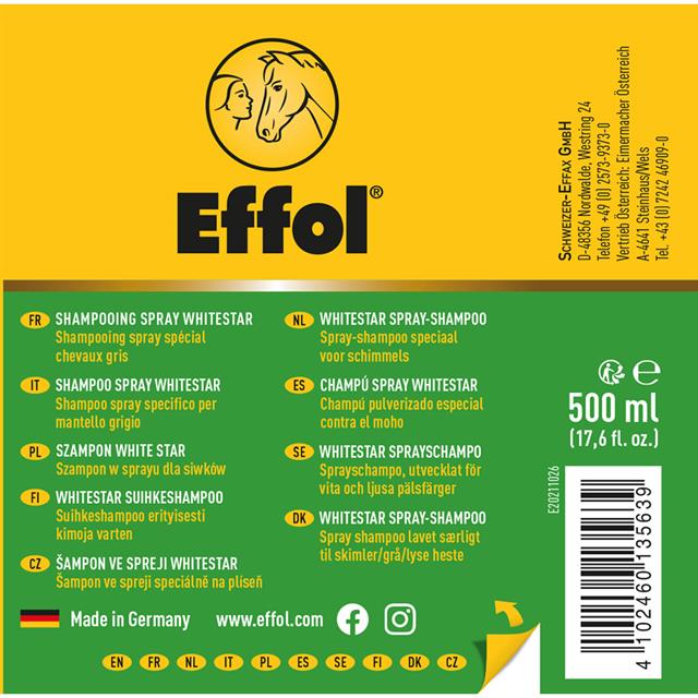 Spray Shampoing Whitestar Effol 