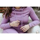 Sweat à capuche Cycle Three Roan Mauve clair
