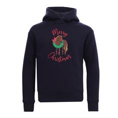 Sweat à capuche EJCmerry Christmas Enfantss Epplejeck Bleu foncé