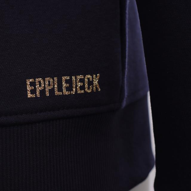 Sweat à capuche EJCmerry Christmas Enfantss Epplejeck Bleu foncé