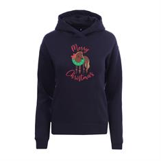 Sweat à capuche EJCmerry Christmas Epplejeck Bleu foncé