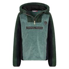 Sweat à capuche IMPERIAL RIDING IRHFUNKY FURRY Vert foncé