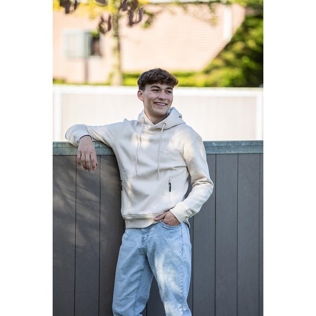 Sweat à capuche LVusean La Valencio Hommes Beige