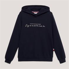 Sweat à capuche Metallic Logo Graphic Tommy Hilfiger Bleu foncé