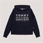 Sweat à capuche oversized Paris Tommy Hilfiger Bleu foncé
