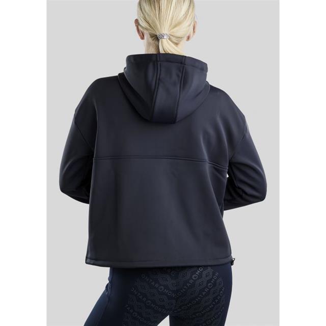 Sweat à capuche Quater Zip Anorak Montar Bleu foncé