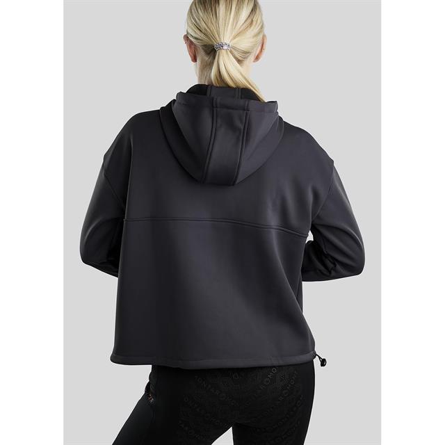 Sweat à capuche Quater Zip Anorak Montar Gris