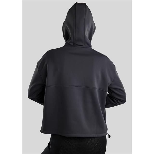 Sweat à capuche Quater Zip Anorak Montar Gris