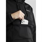 Sweat à capuche Quater Zip Anorak Montar Noir