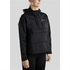 Sweat à capuche Quater Zip Anorak Montar Noir