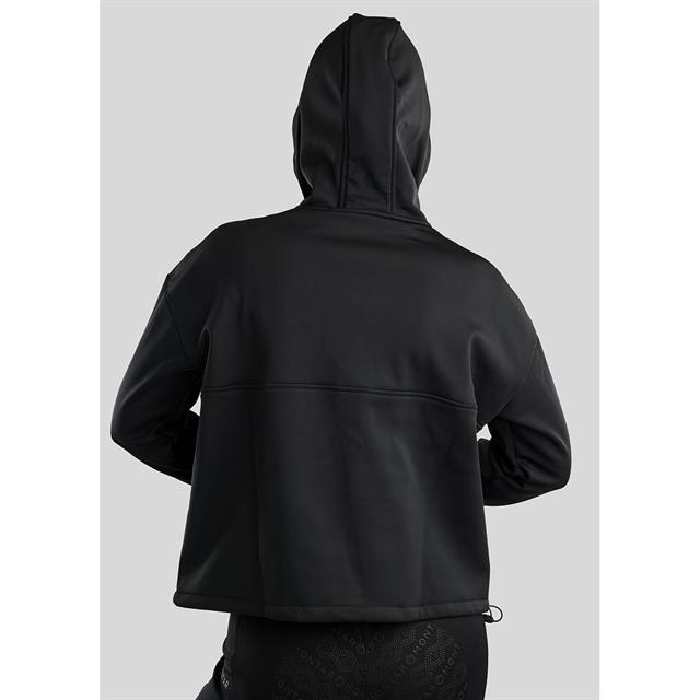 Sweat à capuche Quater Zip Anorak Montar Noir