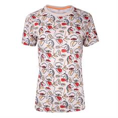 T-shirt AW24 AOP Epplejeck Blanc cassé