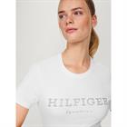 T-shirt Belmont Rhinestone Tommy Hilfiger Equestrian Blanc