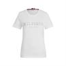 T-shirt Belmont Rhinestone Tommy Hilfiger Equestrian Blanc