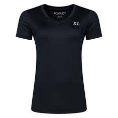 T-shirt col en V Kingsland Bleu foncé