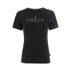 T-shirt Cotton Cavallo  Noir
