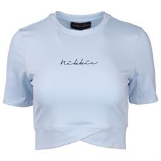 T-Shirt Crop Top N-Brands X Epplejeck Bleu clair