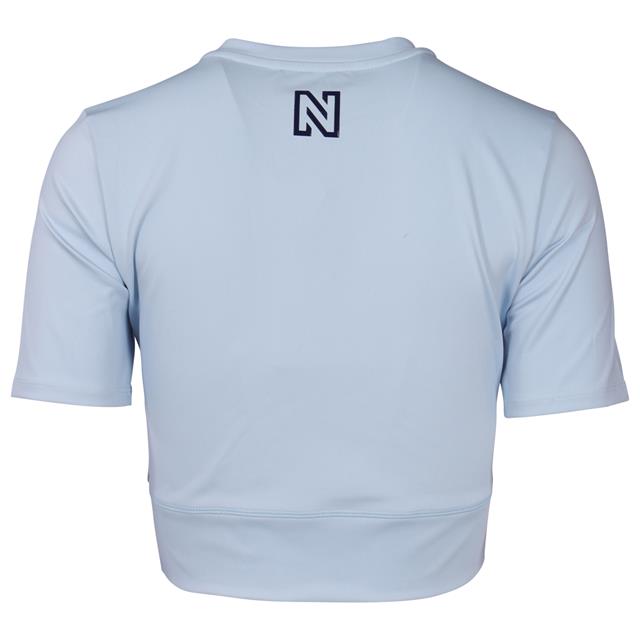 T-Shirt Crop Top N-Brands X Epplejeck Bleu clair